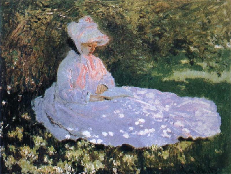 Claude Monet The Reader oil painting image
